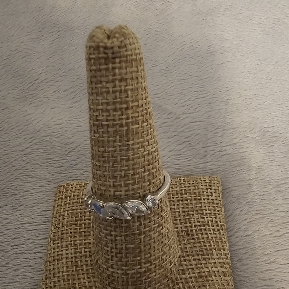 Crown Ring, Rhinestone Ring & Earrings - Picture 3 of 5